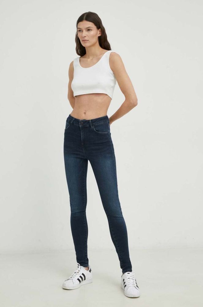 Джинси Mustang Style Georgia Super Skinny жіночі висока посадка колір темно-синій (3098074)