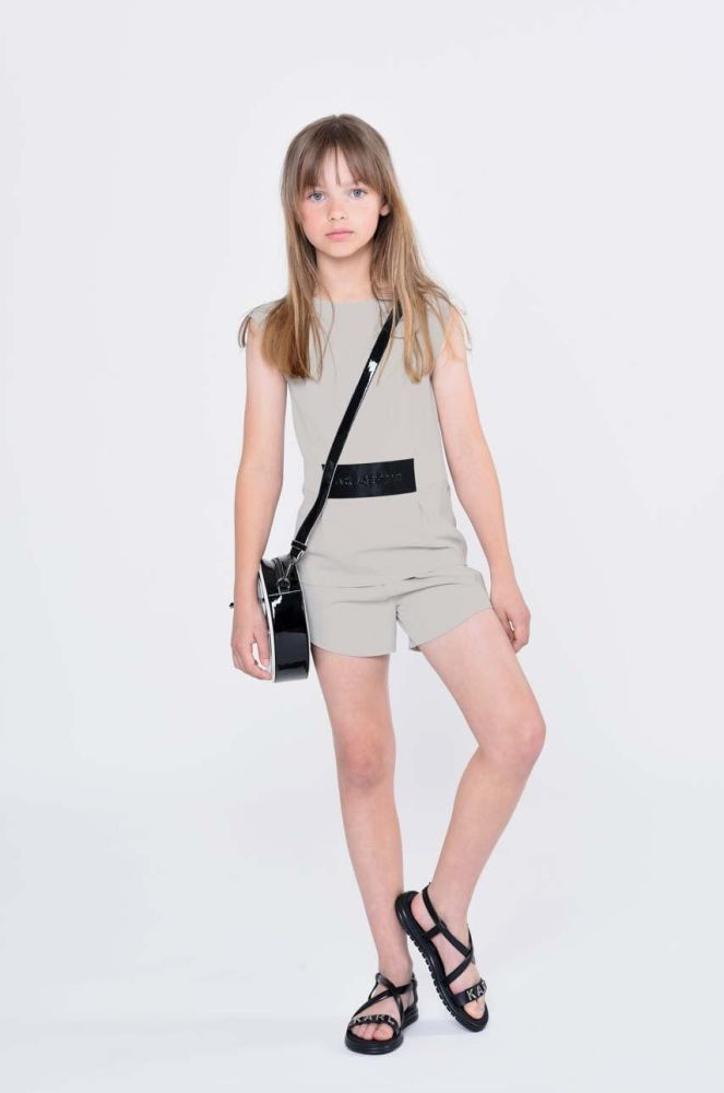 Дитячий комбінезон Karl Lagerfeld колір бежевий (3095174)