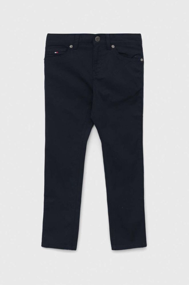 Дитячі штани Tommy Hilfiger колір синій однотонні (3007310)