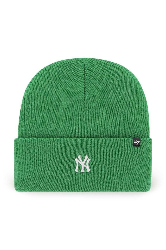 Шапка 47brand Mlb New York Yankees колір зелений